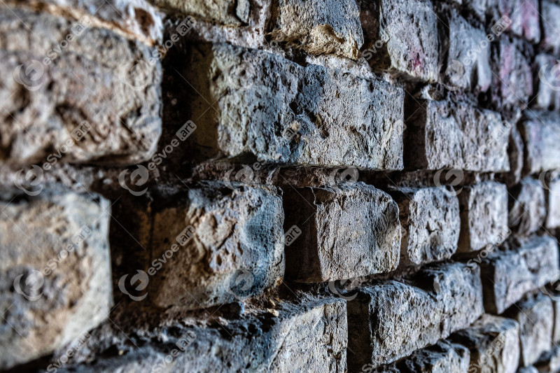 Cose-up view of a old brick wall - image