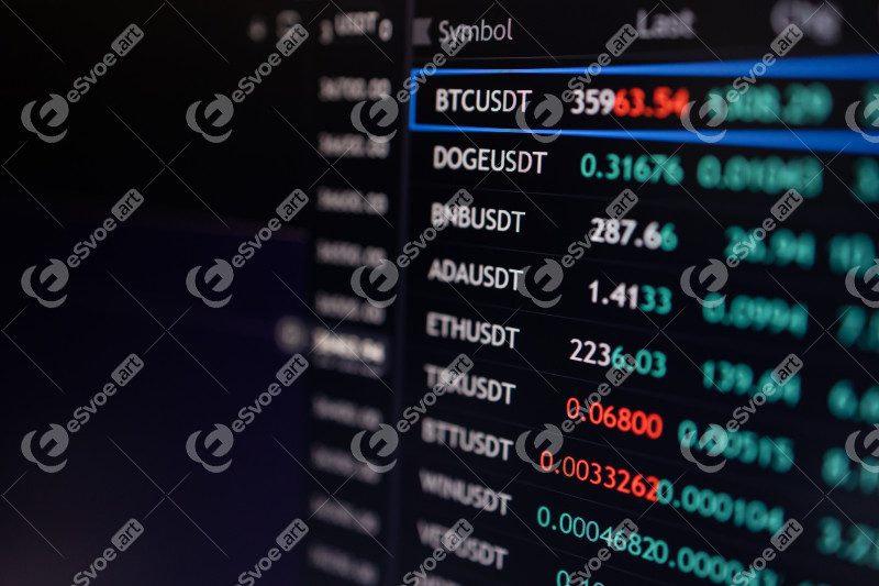 Bitcoin and cryptocurrency ordering data market exchange in busi