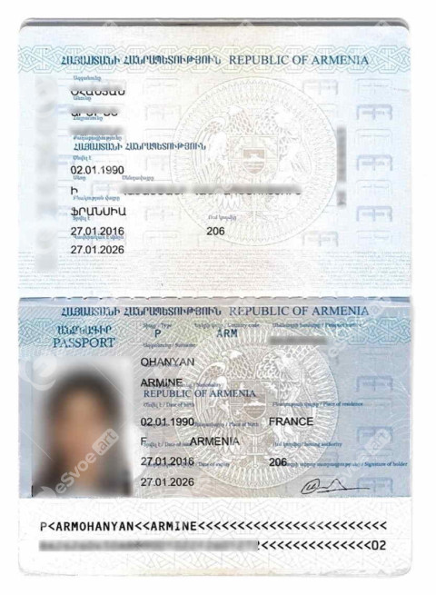 passport of Armenia