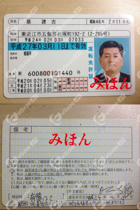 Driving license 1