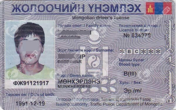 Driving license 1