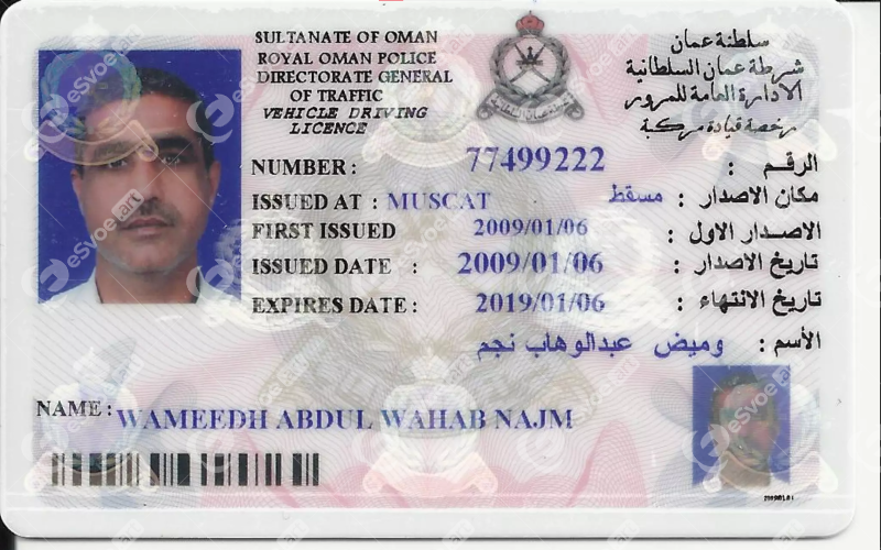 Driving license 1