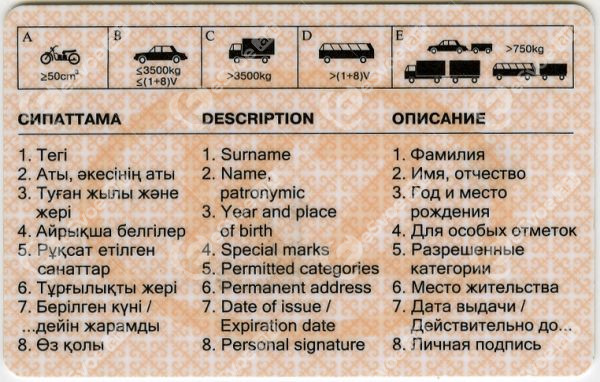 Driving license  4