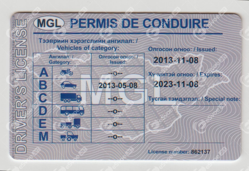 Driving license 4