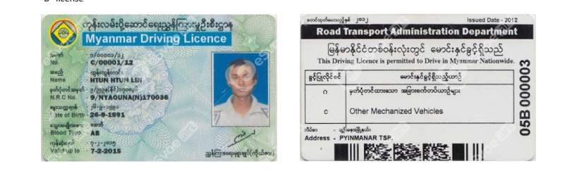 Driving license 4