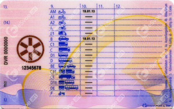 Driving license of Austria (4)