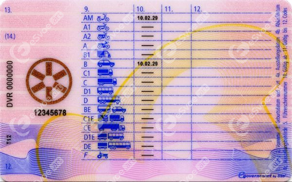 Driving license of Austria(6)