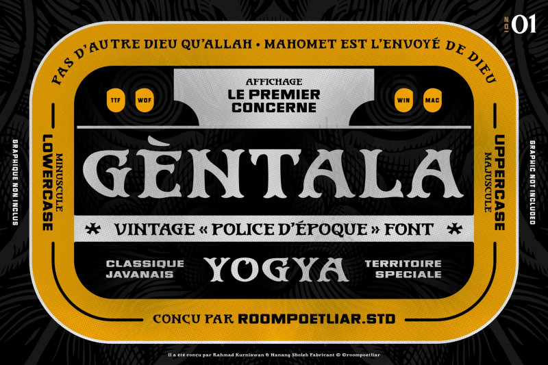 Gentala Vintage Font