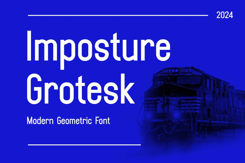 Imposture Grotesk Modern Geometric Font Family