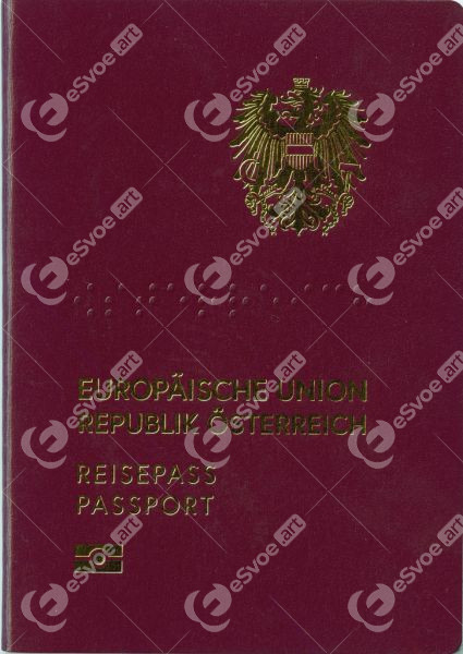 Passport of austria AUT