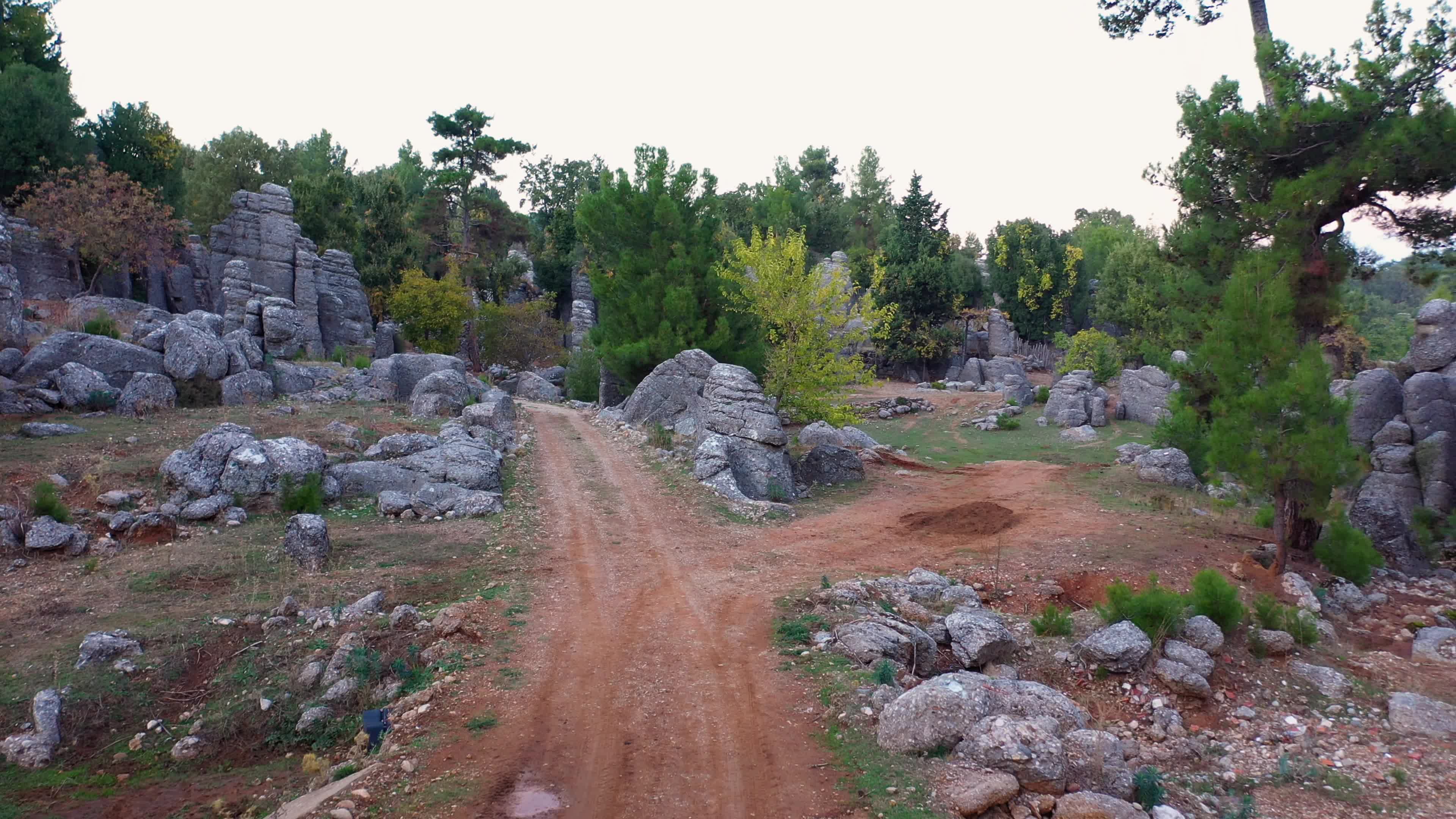 The magnificent panoramic view of the park with