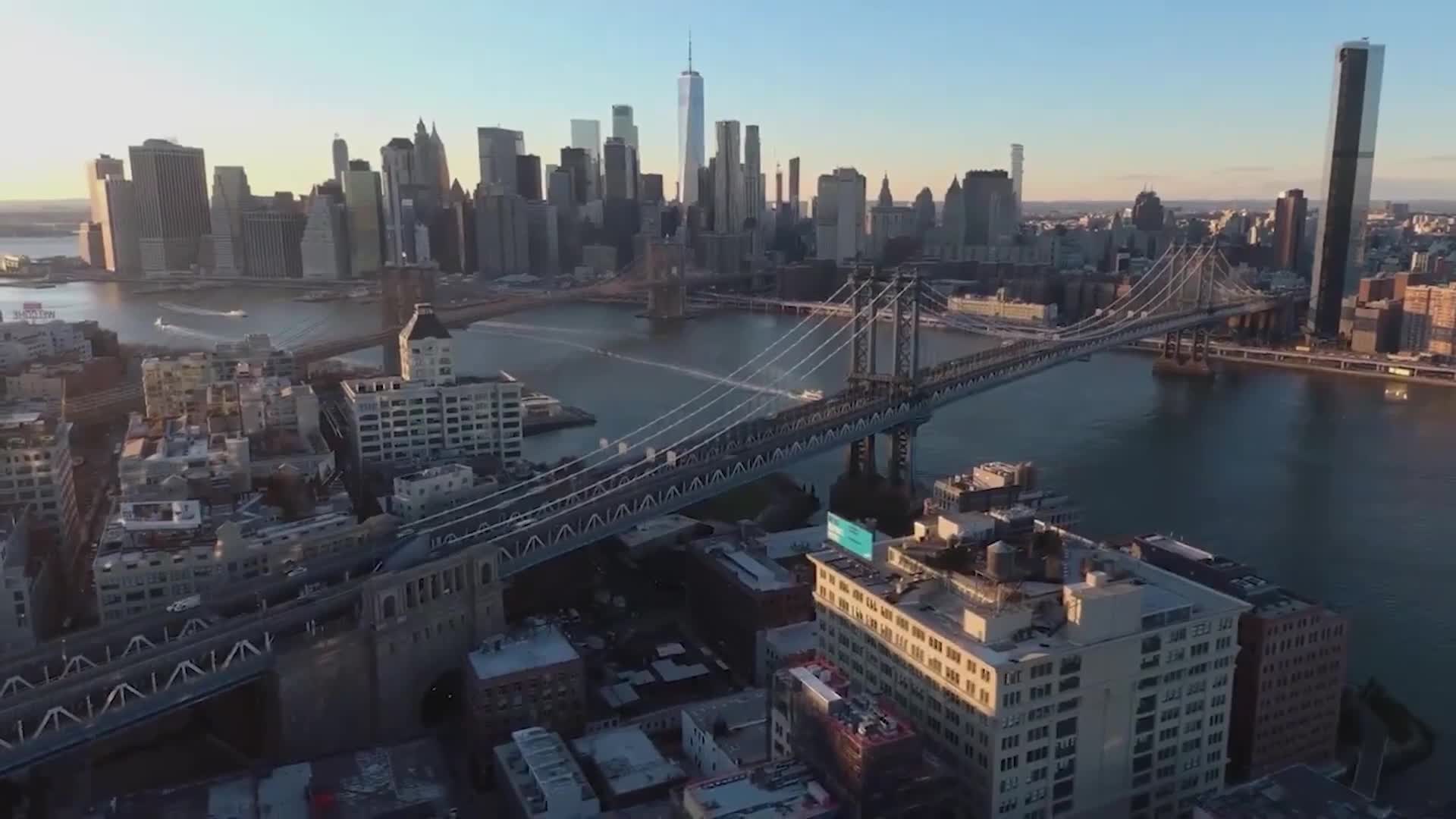 New York Harbor, near Manhattan, in the United Sta