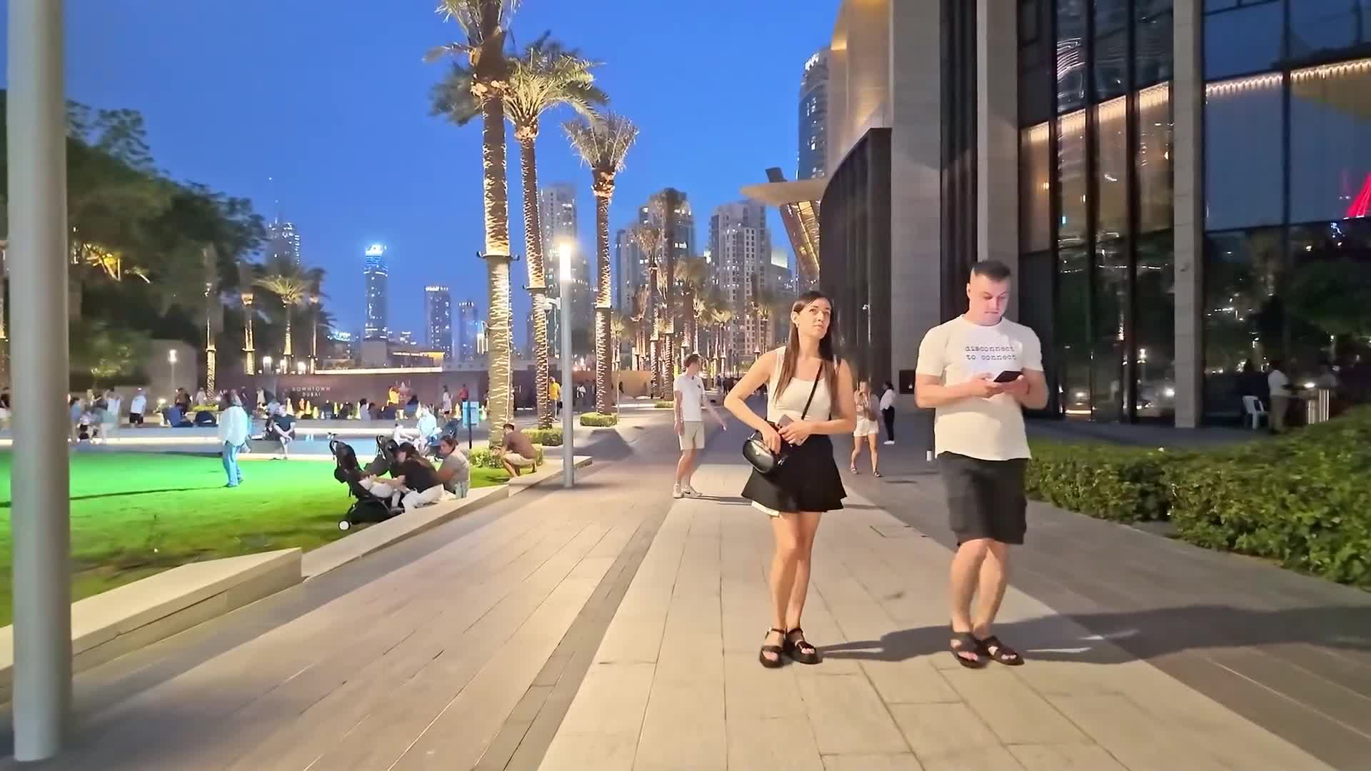 Dubai city night