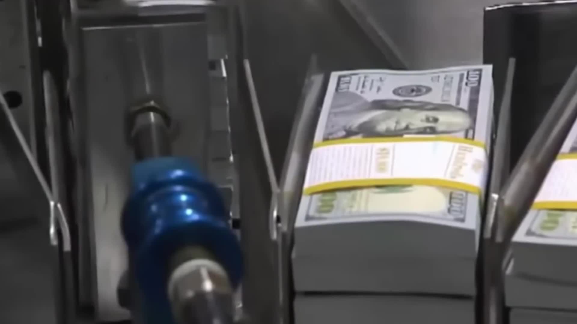 Dollars on the printing press