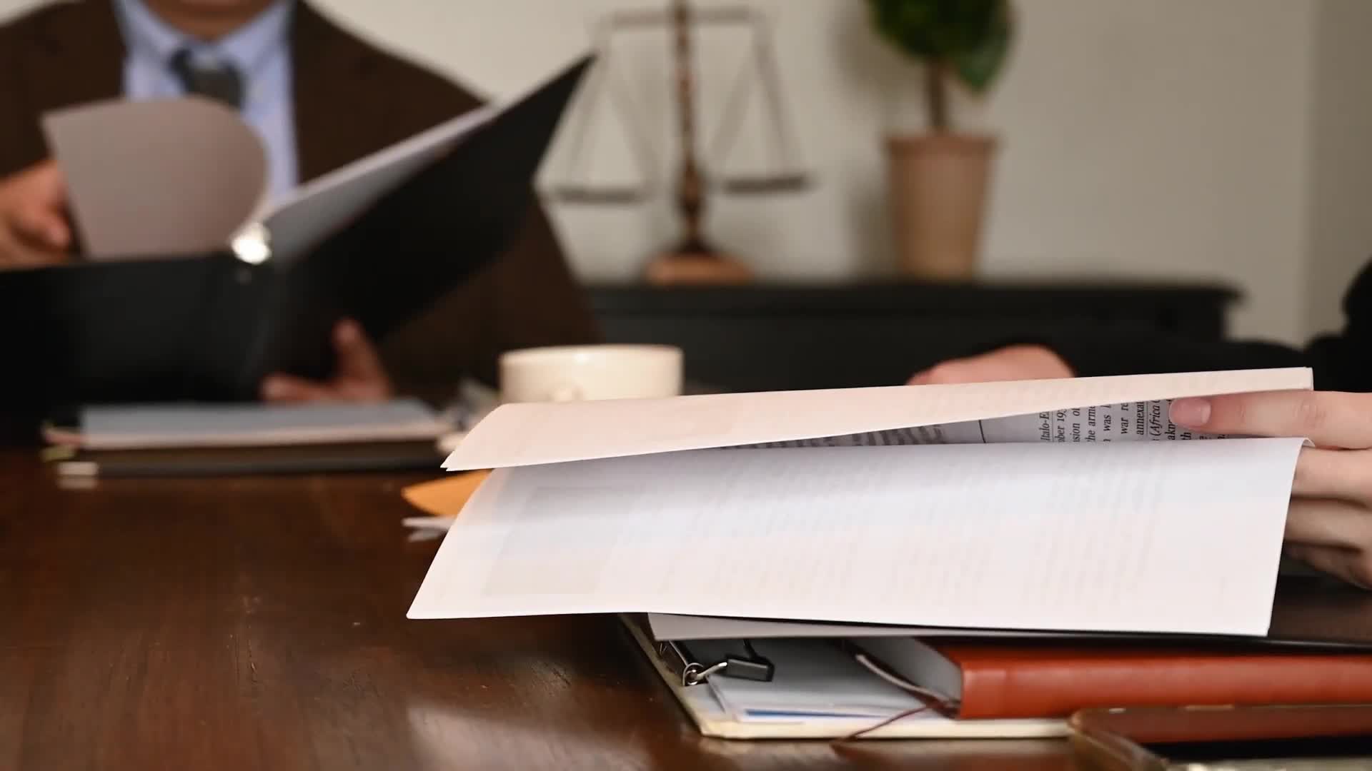 Consideration of the case in court