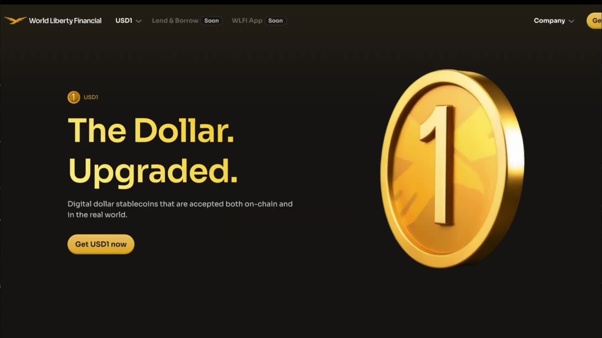 The Dollar Upgraded USD1