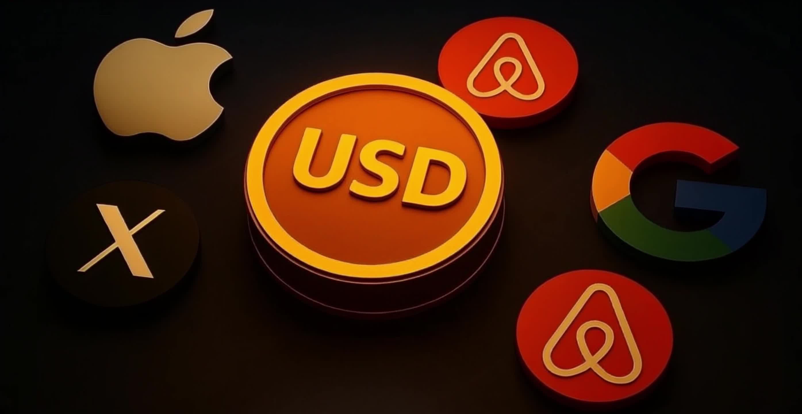 Apple, Google, X, and Airbnb & Stablecoins