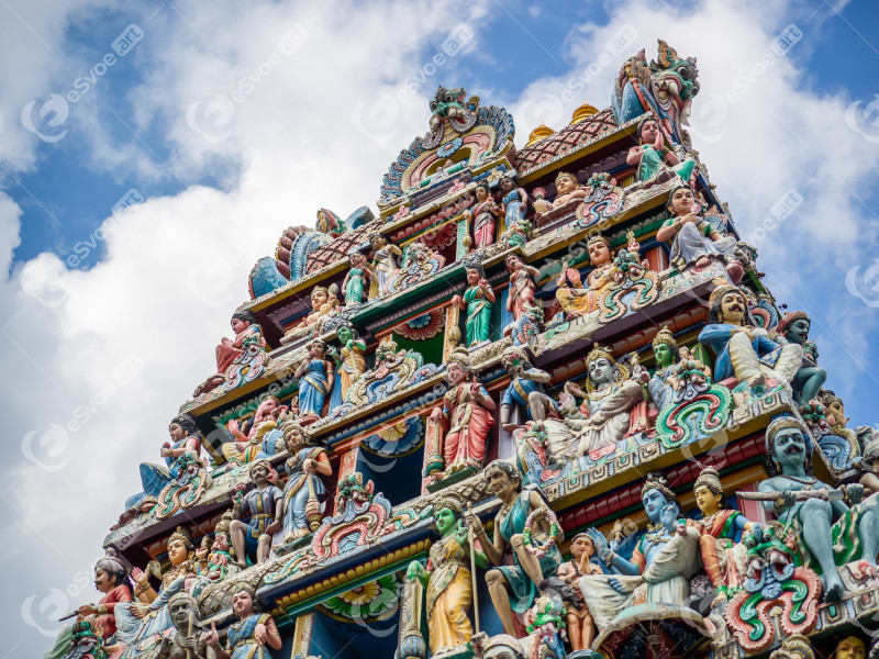 The Sri Mariamman Hindu Temple in Chinatown, Singapore