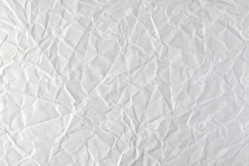 White crumpled paper texture